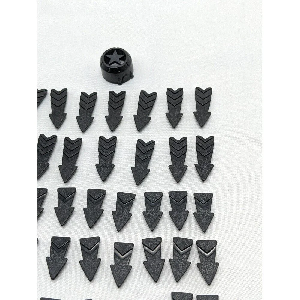 (50) Black Player Risk 2008 Player Pieces